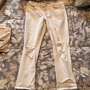 White Express Cropped Jean